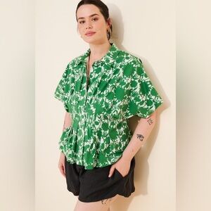 The Tobie Pleated Blouse: Short-Sleeve Edition